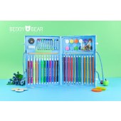 新易达-韩国杯具熊绘画套正品新款儿童蜡笔铅笔组合套装盒幼儿园礼物