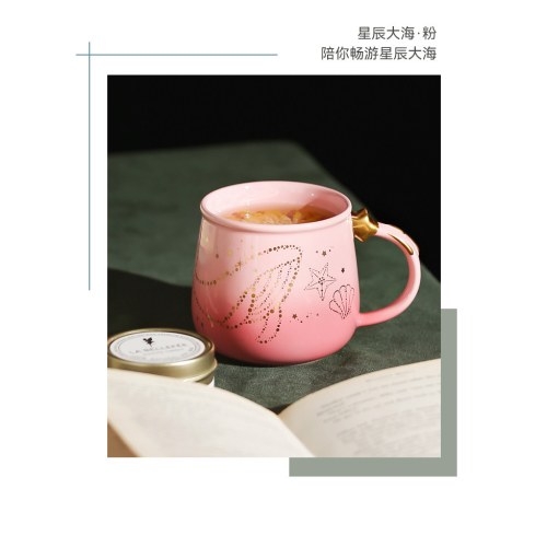 新易达文具-杯具熊男女情侣礼物办公室陶瓷茶杯咖啡杯学生水杯