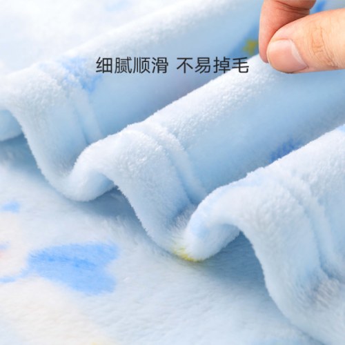 好孩子婴儿毛毯新生儿盖被盖毯婴儿毯四季通用超柔保暖小被子