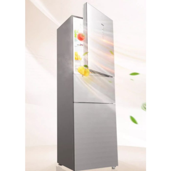 海尔冰箱超薄三门家用风冷无霜小型变温DEO净味节能小电冰箱一级能效阻氧干湿分储BCD-235WFCI