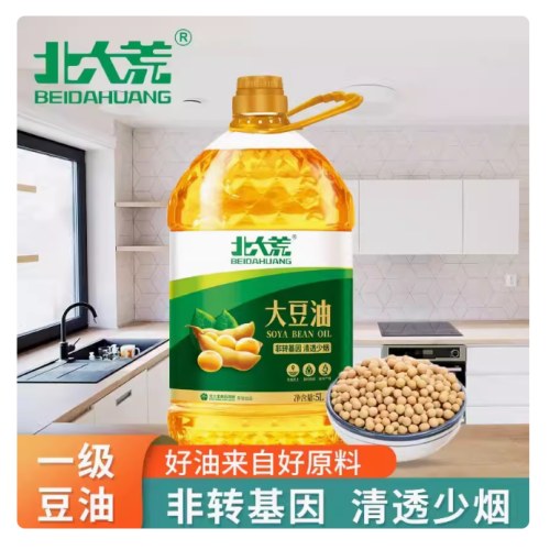 北大荒一级大豆油食用油5L桶装