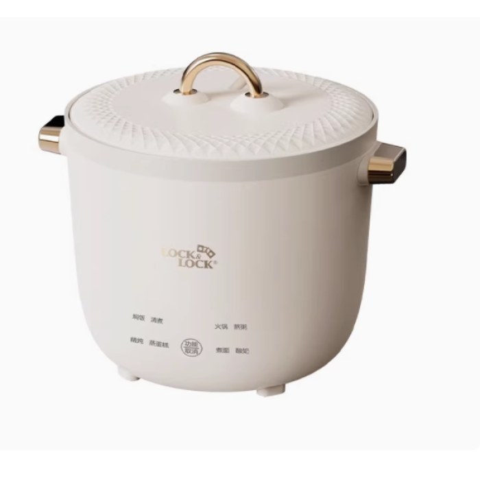 乐扣乐扣小家电迷你多功能饭煲电饭煲不粘涂层EJR1617WHT 礼批