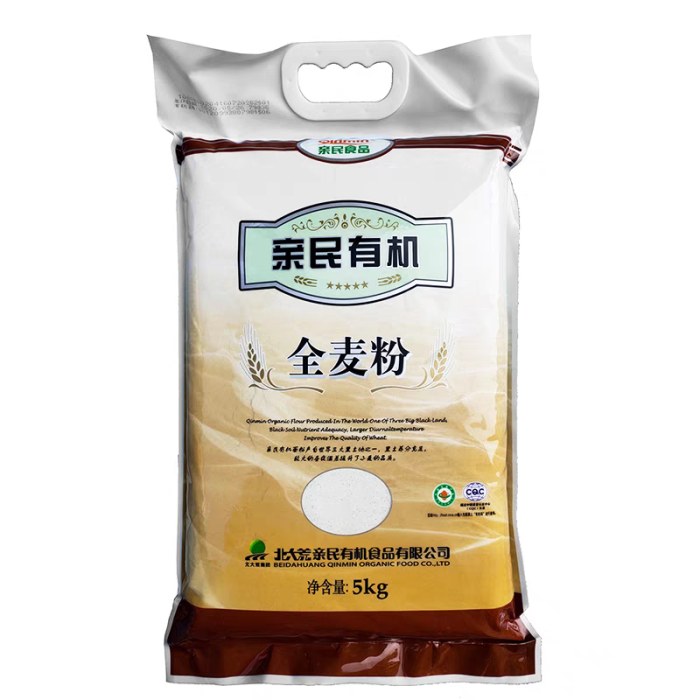 北大荒 亲民 有机全麦粉5kg