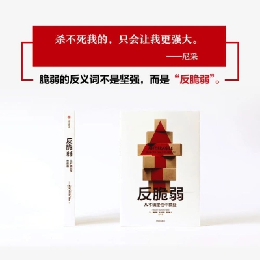 反脆弱：《黑天鹅》《非对称风险》《随机漫步的傻瓜》作者塔勒布著中信出版社