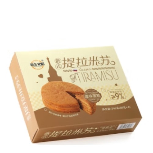 牧乡北稻俄式提拉米苏蛋糕 60g