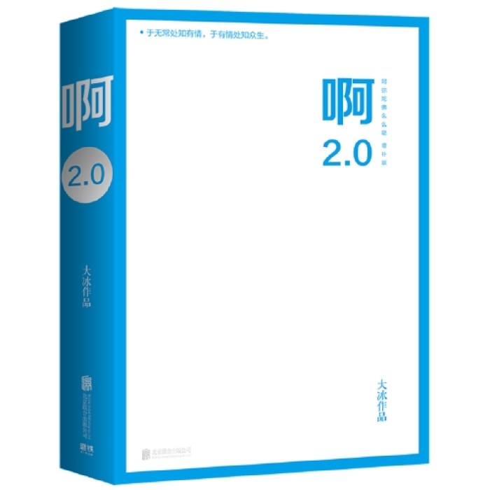 啊2.0（大冰作品！狂销100万册！）