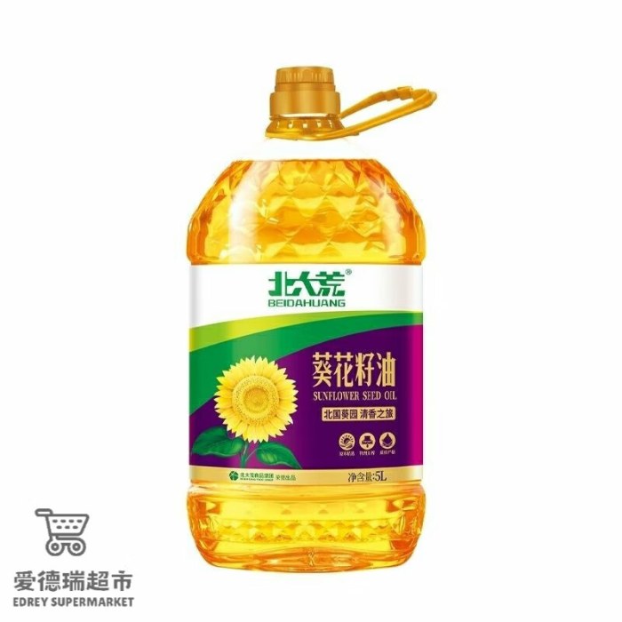 北大荒压榨葵花籽油5L