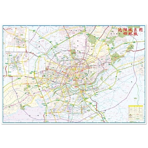 2025年新版 沈阳地图（沈阳市旅游交通地图）