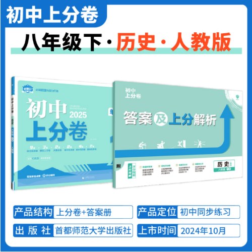 2025版理想树初中上分卷八年级下册历史 阶段检测巩固提分 人教版