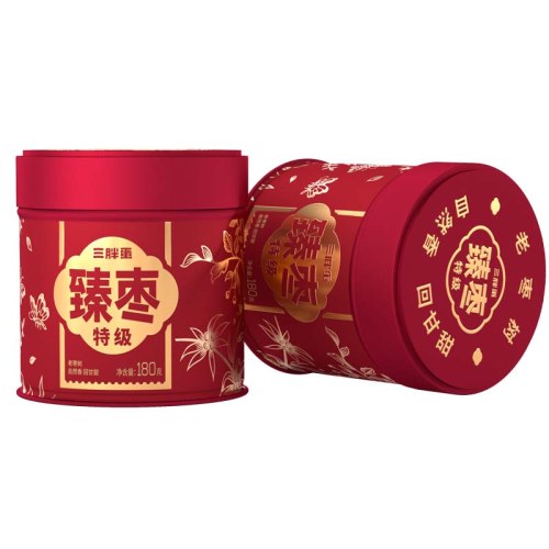 三胖蛋臻枣礼盒 180g铁罐臻枣礼盒*6罐