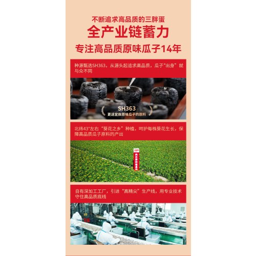 三胖蛋美满时嗑礼盒  五香175g*6罐