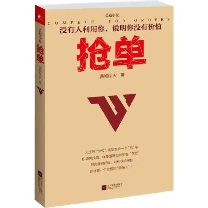 抢单(继《做单》《输赢》之后，商战职场小说又一力作！职场如此险恶，你要学会为自己争夺！)