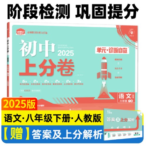 2025版理想树初中上分卷八年级下册语文 阶段检测巩固提分 人教版