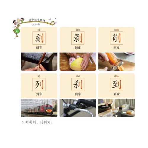 偏旁识字口诀300句