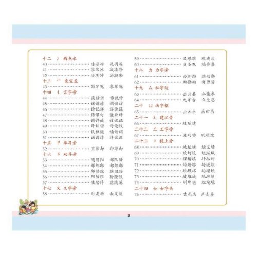 偏旁识字口诀300句
