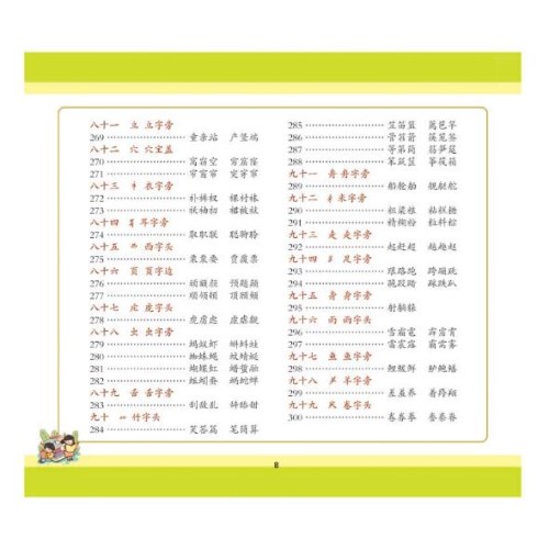 偏旁识字口诀300句