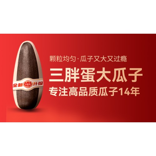 三胖蛋美满时嗑礼盒  五香175g*6罐