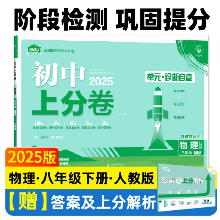 2025版理想树初中上分卷八年级下册物理 阶段检测巩固提分 人教版