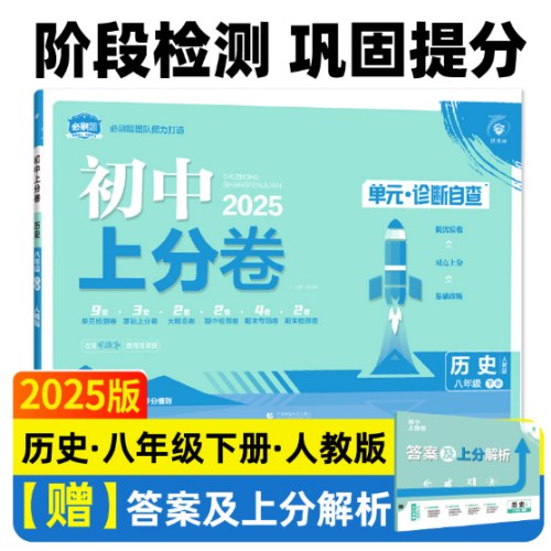 2025版理想树初中上分卷八年级下册历史 阶段检测巩固提分 人教版