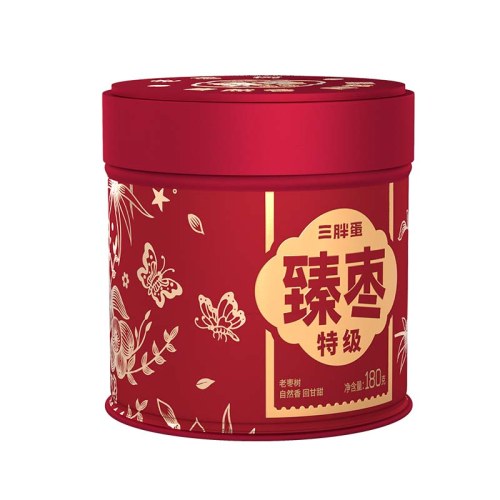 三胖蛋臻枣礼盒 180g铁罐臻枣礼盒*6罐