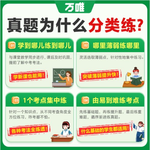 万唯中考 中考生物学 真题分类与新考法 2025版