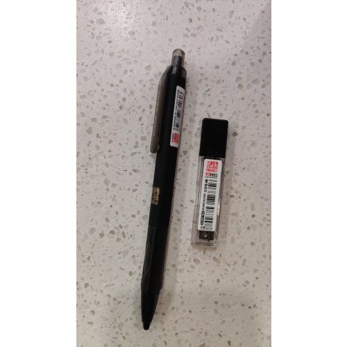 晨光涂卡自动铅笔孔庙祈福AMP37801黑2B1.8*0.9mm+晨光铅芯盒孔庙祈福系列ASL36210黑2B