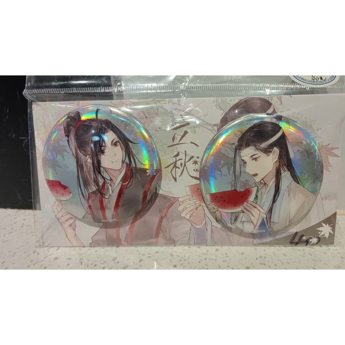 吧唧-马口铁徽章《魔道祖师》动画二十四节气系列立秋吧唧套装