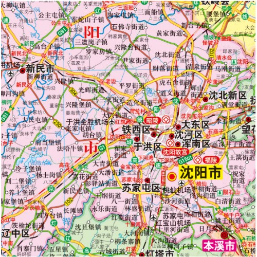 辽宁省地图(2025版)