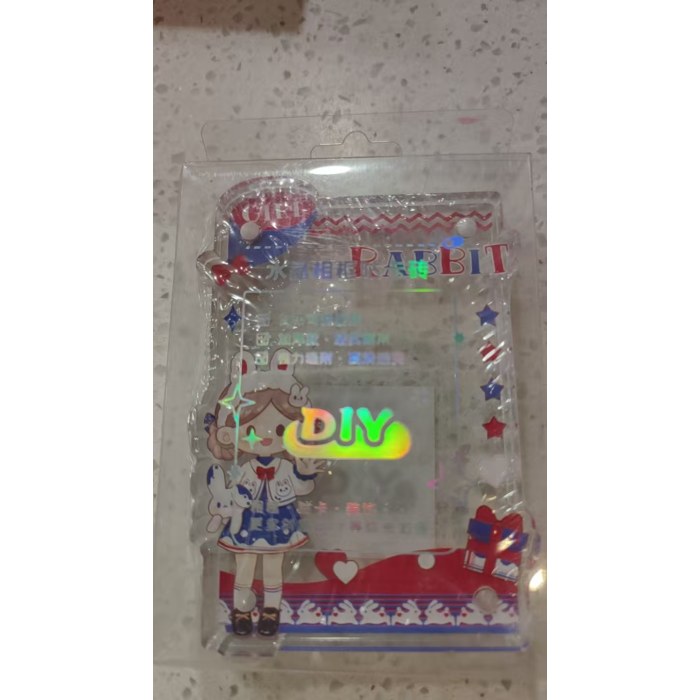 甜亚PICK水晶相框咕卡砖