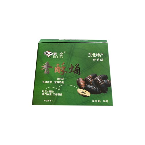 香酥蚕蛹 开袋即食（38g/盒 素恋）
