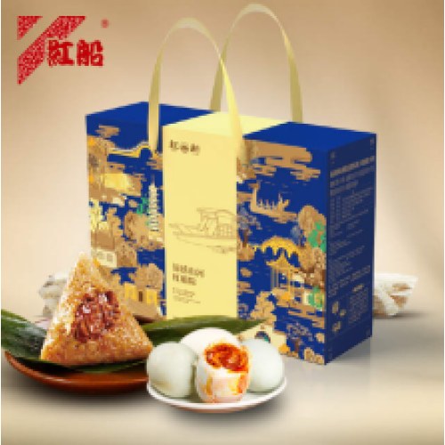 2025 好食材 鲜利来 端午礼物@嘉兴红船粽-锦绣山河1480g/盒