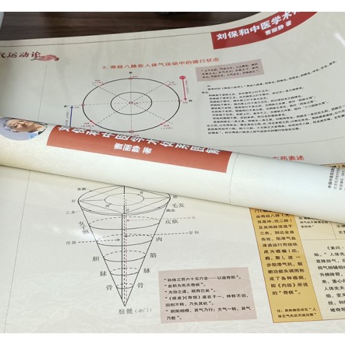 刘保和中医学术体系图解挂图 共三张