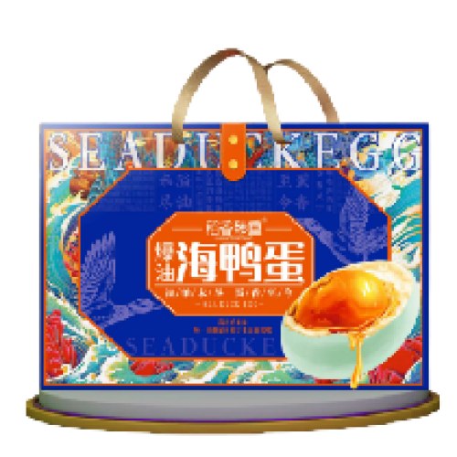 三胖蛋爆油海鸭蛋1020g，20枚/盒