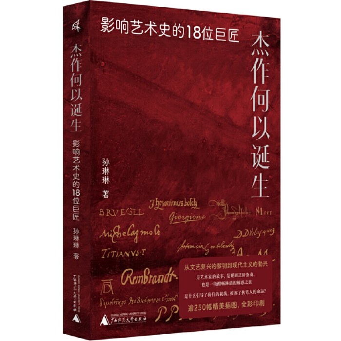 杰作何以诞生：影响艺术史的18位巨匠