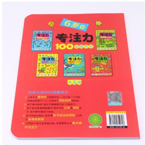 专注力100训练大书 6岁+