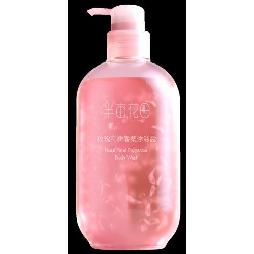 半亩花田 玫瑰花瓣香氛沐浴露 400ml