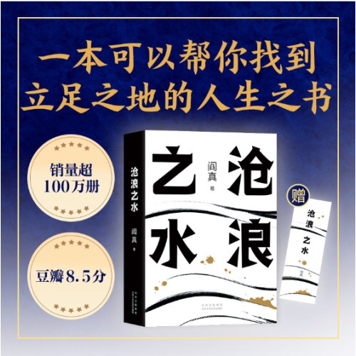 沧浪之水（某瓣8.5分，入围茅盾文学奖）