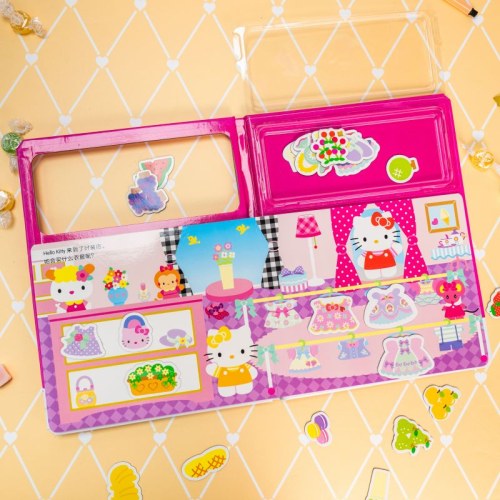 Hello Kitty磁力贴绘本.我喜欢去购物