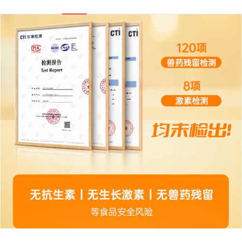 锋味派 无抗原味鸡排 鸡胸肉净重1600g/16片低脂高蛋白儿童早餐无添加