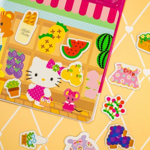 Hello Kitty磁力贴绘本.我喜欢去购物