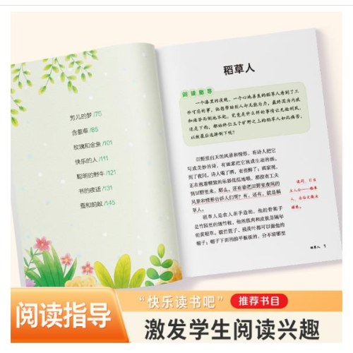 爱德教育：快乐读书吧·3年级：稻草人