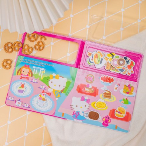 Hello Kitty磁力贴绘本.今天我来点餐
