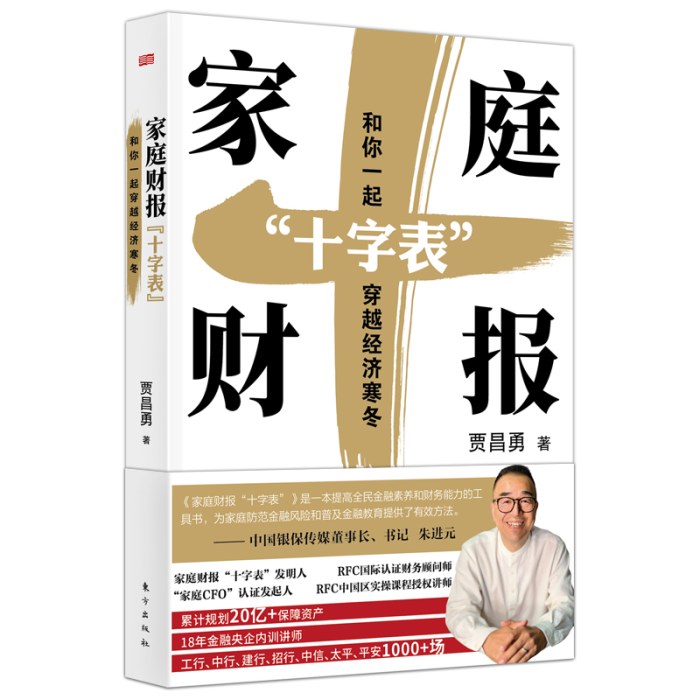 家庭财报“十字表
