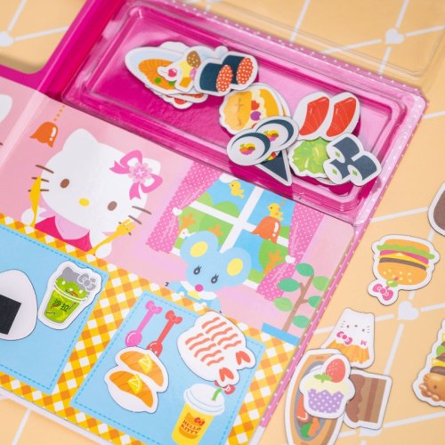 Hello Kitty磁力贴绘本.今天我来点餐