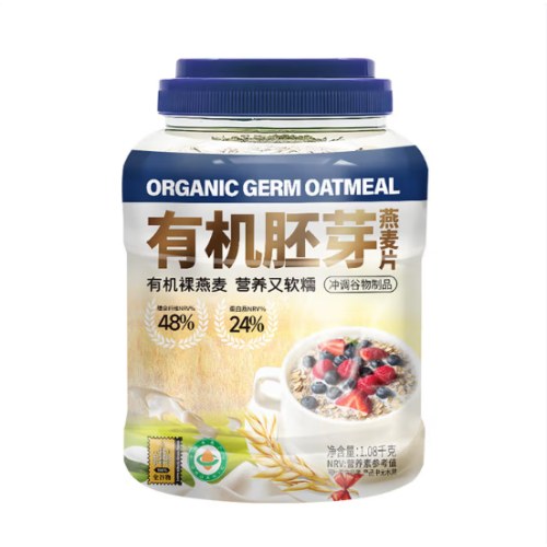 阴山优麦有机胚芽燕麦片1.08千克桶装