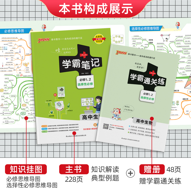 (2026)学霸笔记6：高中生物（必修1、2）（选择性必修）（全彩版