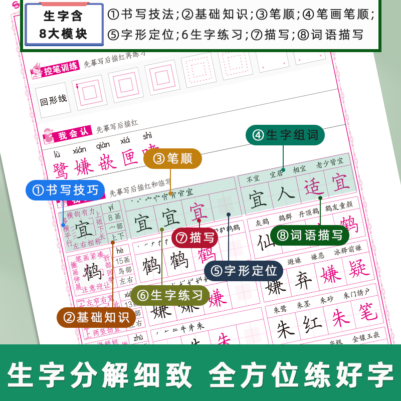 司马彦字帖-写字课课练-五年级（2025秋上册）（人教版）