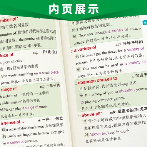 2026-10图解速记·高中英语短语与句型(第13次修订)