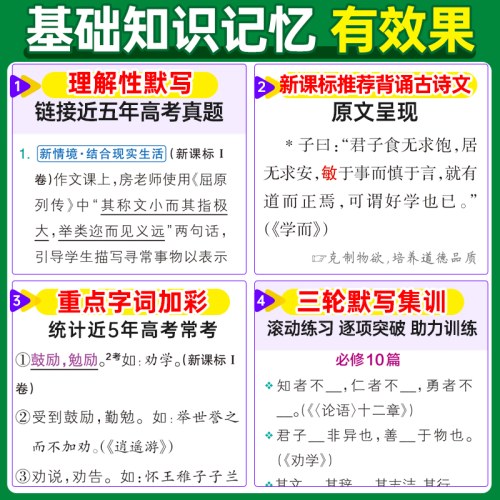 2026-23图解速记·高考必背古诗文72篇(最新版)(新教材新课标新高考）