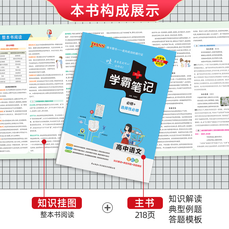 (2026)学霸笔记1：高中语文（必修上、下册）（选择性必修）（全彩版）（新教材新高考）